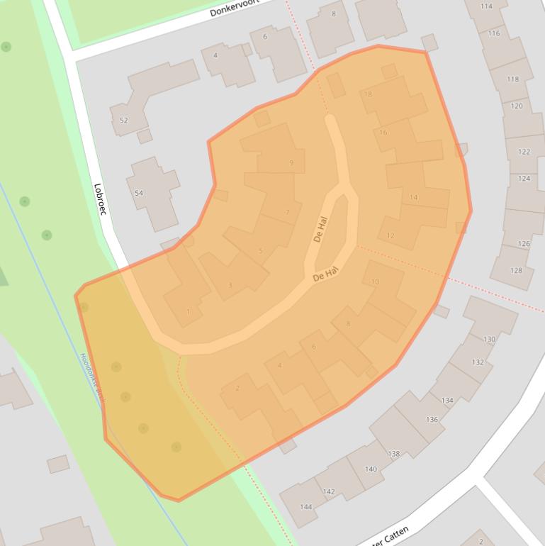 Kaart van postcodegebied 5673BT.