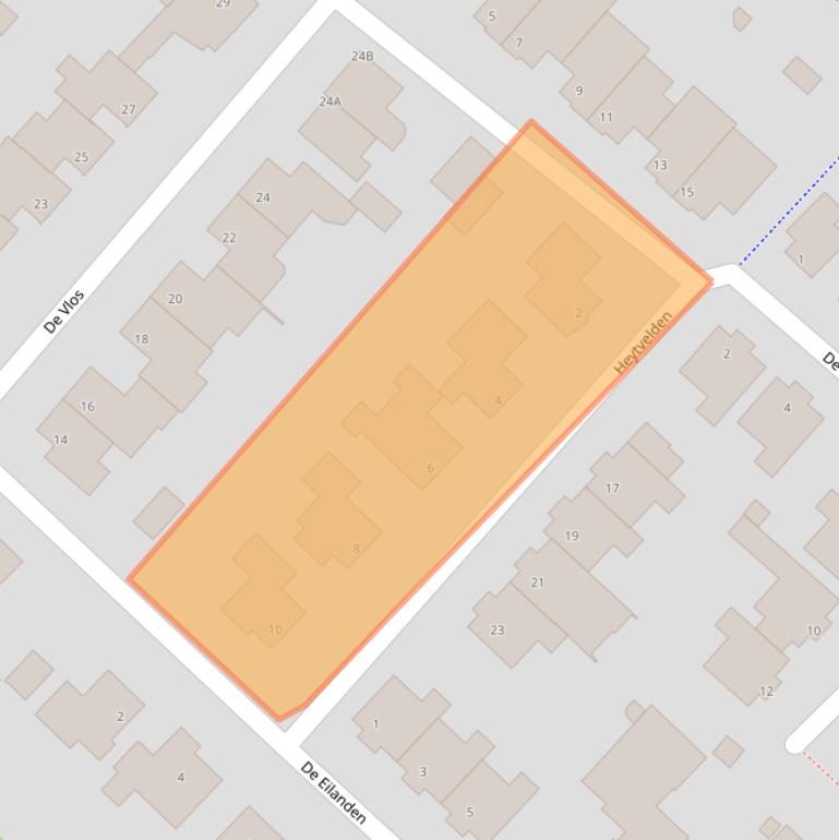 Kaart van postcodegebied 5673KJ.