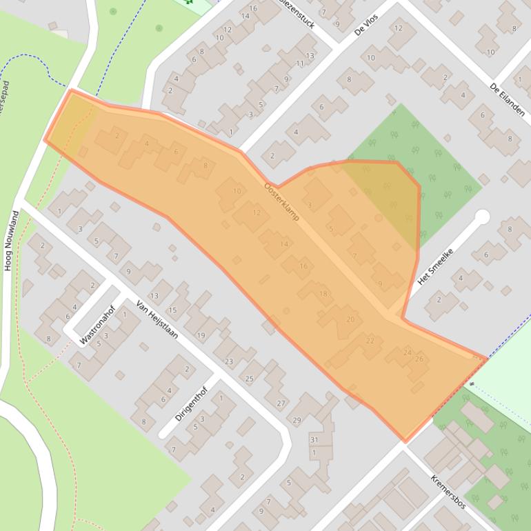 Kaart van postcodegebied 5673KN.