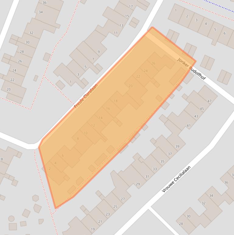 Kaart van postcodegebied 5673MP.