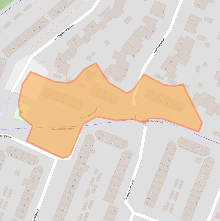 Kaart van postcodegebied 5673NJ.