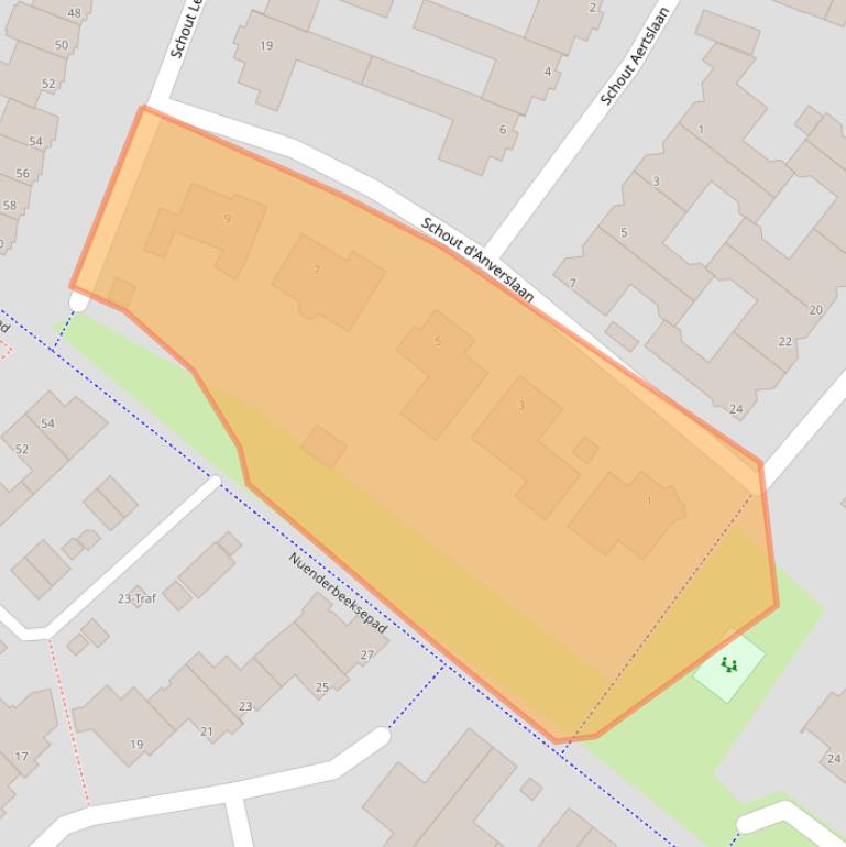 Kaart van postcodegebied 5673RJ.