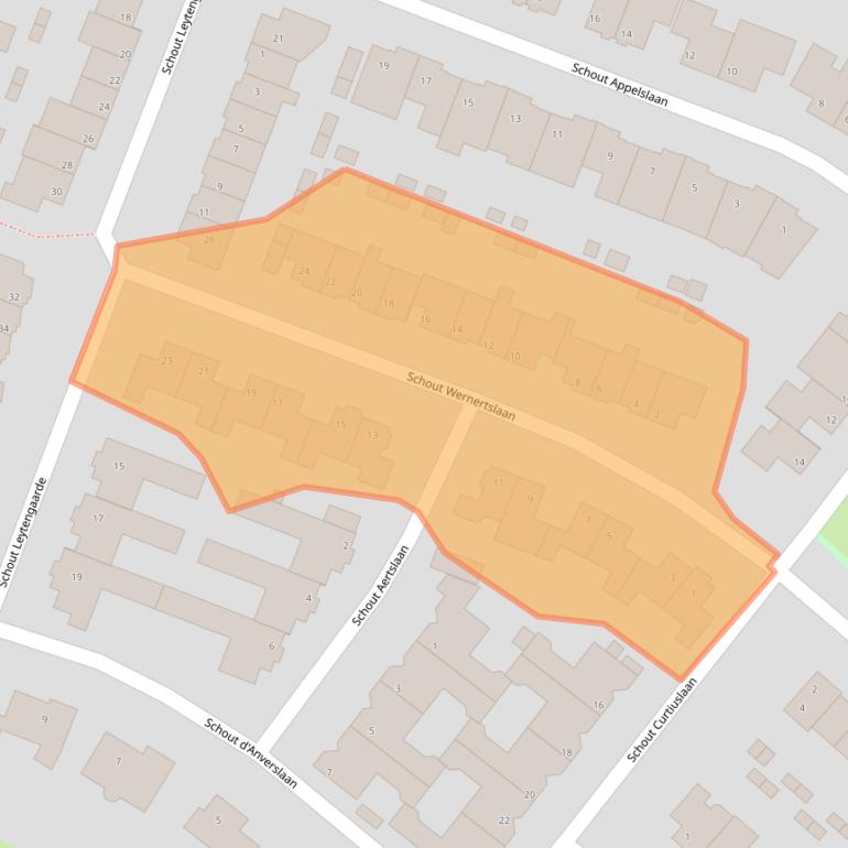 Kaart van postcodegebied 5673RL.