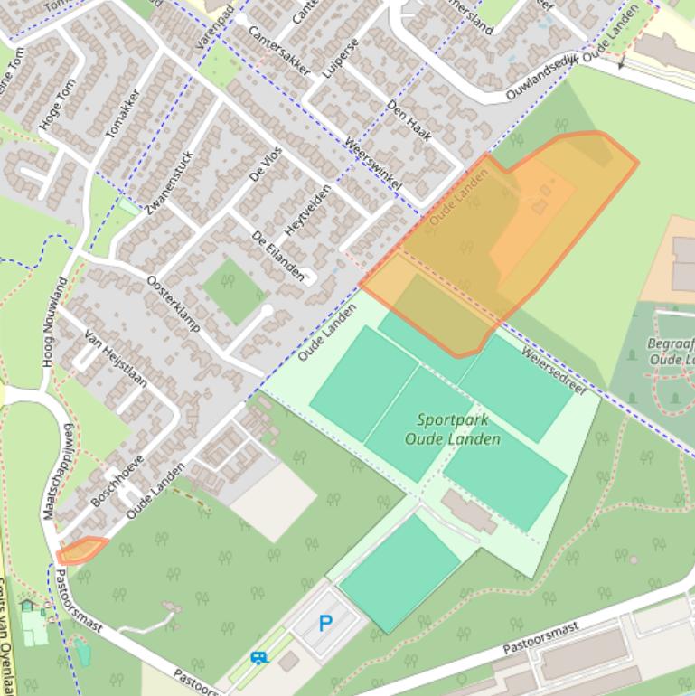 Kaart van postcodegebied 5673TB.