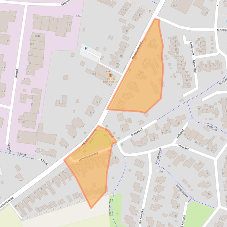 Kaart van postcodegebied 5674AB.