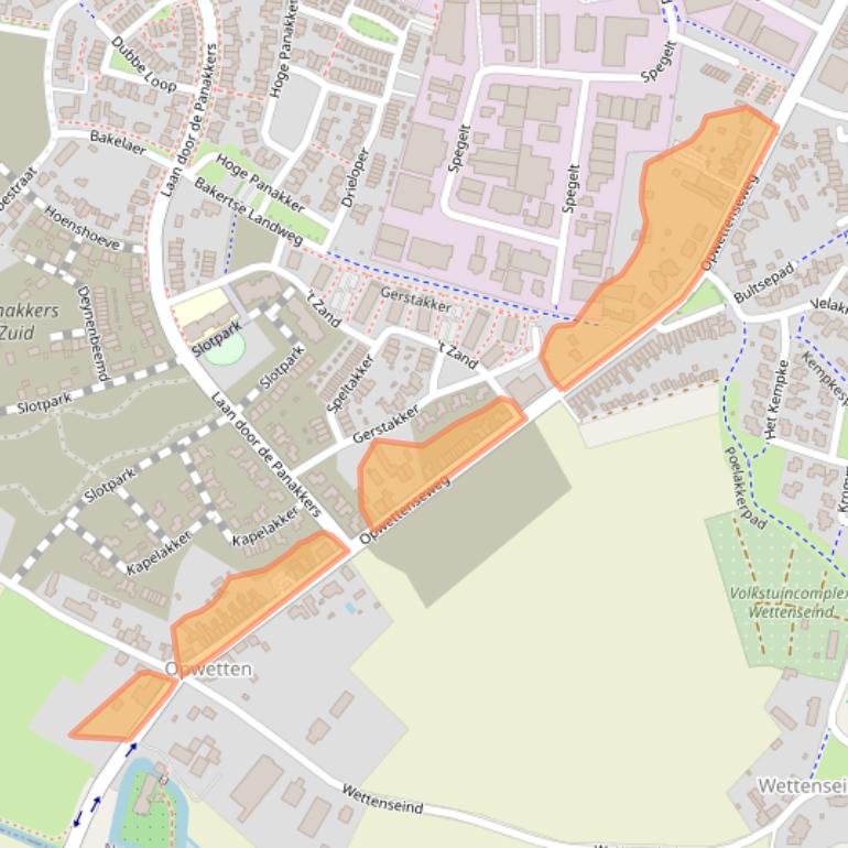 Kaart van postcodegebied 5674AD.