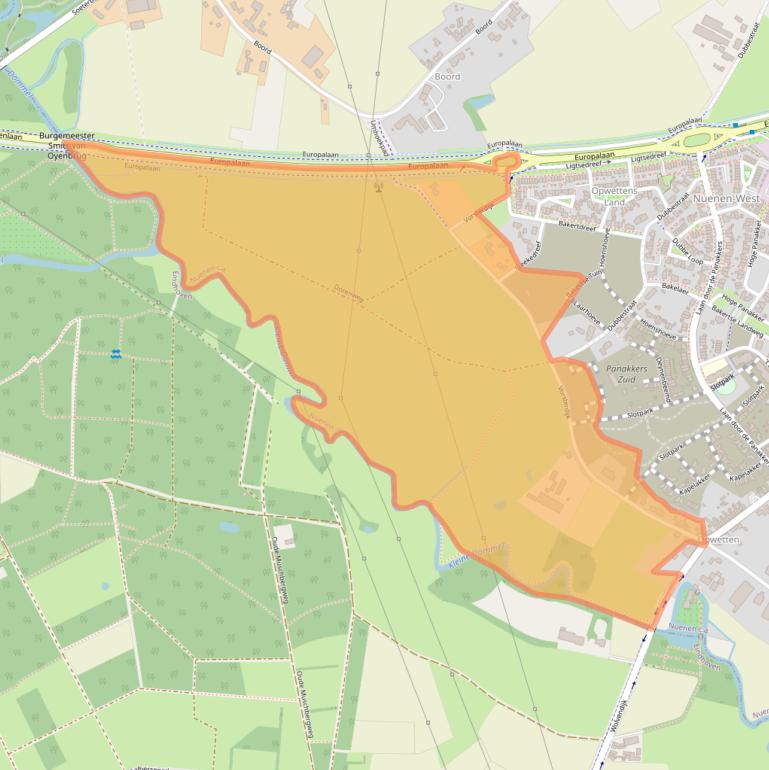 Kaart van postcodegebied 5674AG.