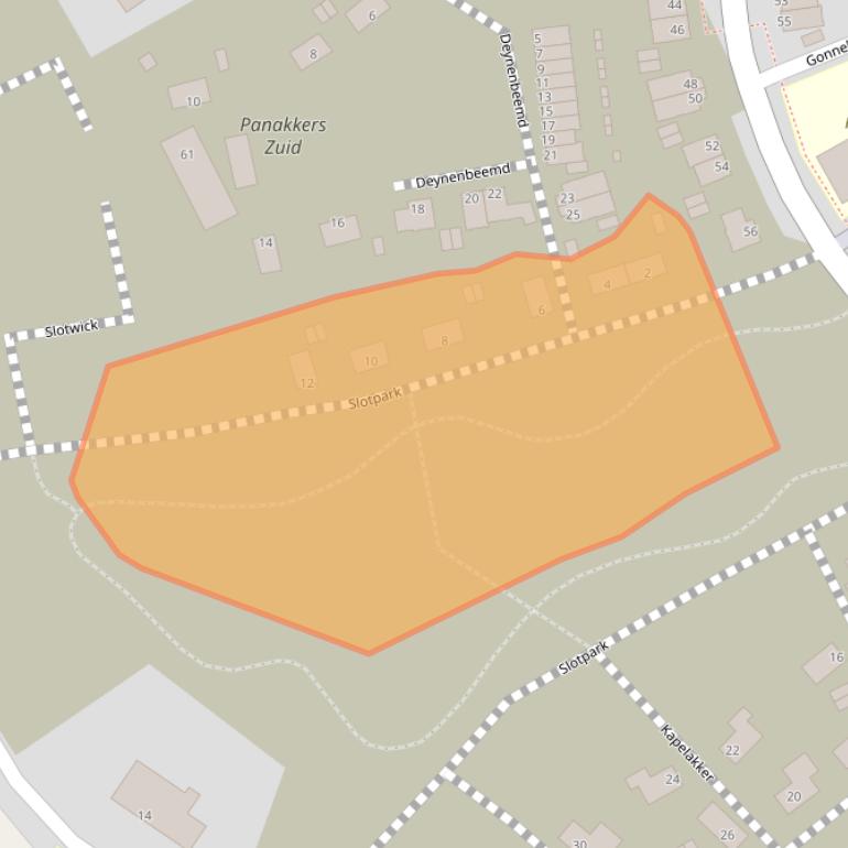 Kaart van postcodegebied 5674AN.