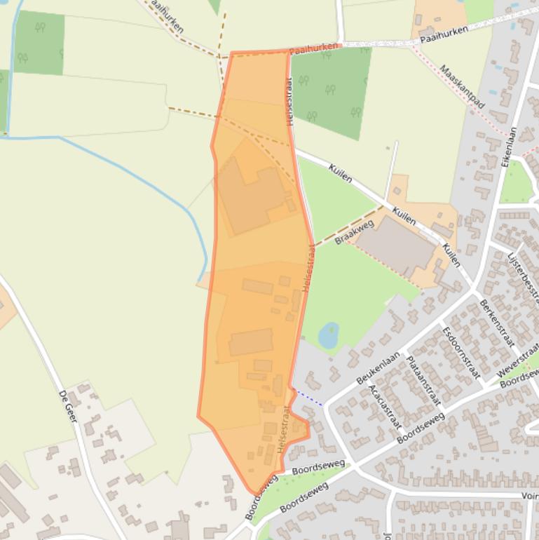 Kaart van postcodegebied 5674BA.