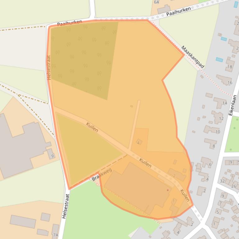 Kaart van postcodegebied 5674BC.