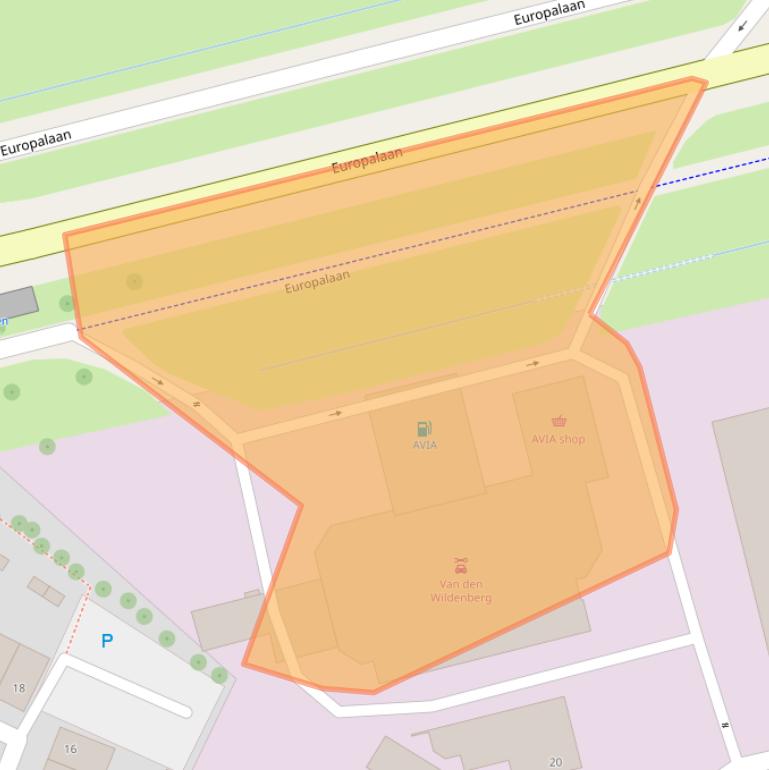 Kaart van postcodegebied 5674CA.