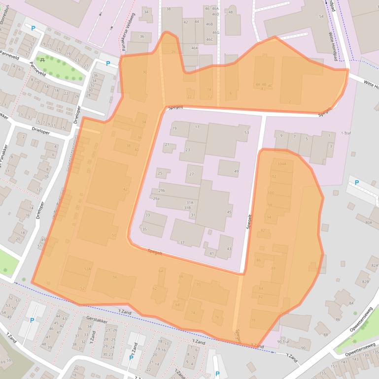 Kaart van postcodegebied 5674CD.