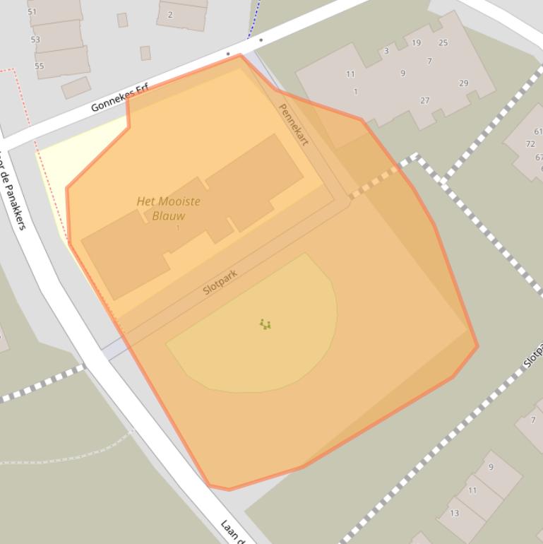 Kaart van postcodegebied 5674CK.