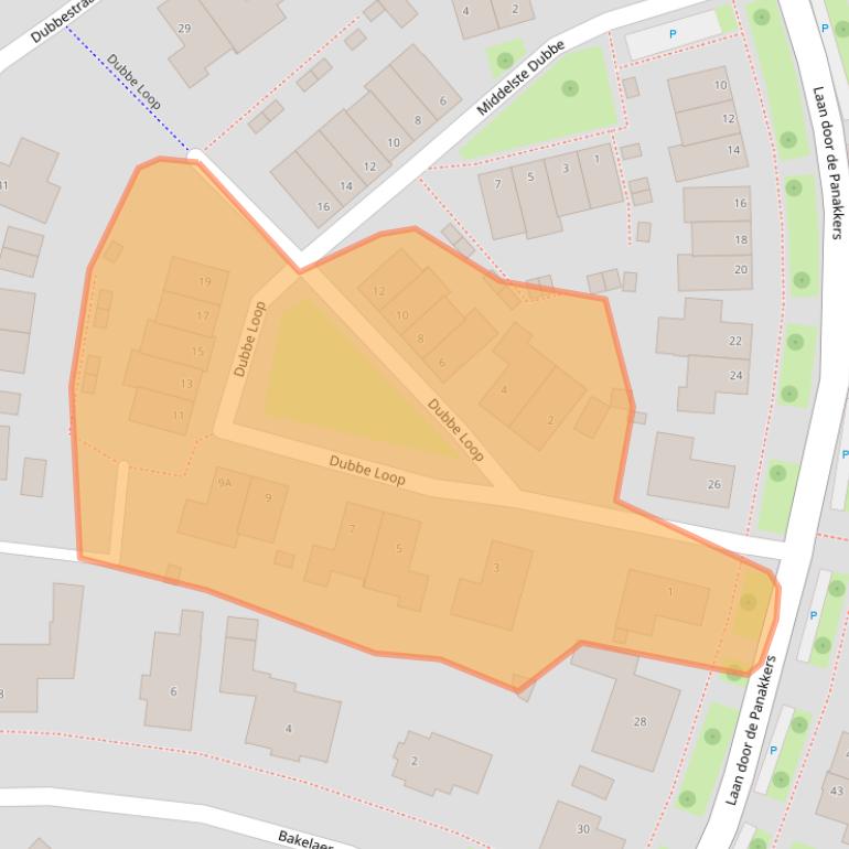 Kaart van postcodegebied 5674CM.