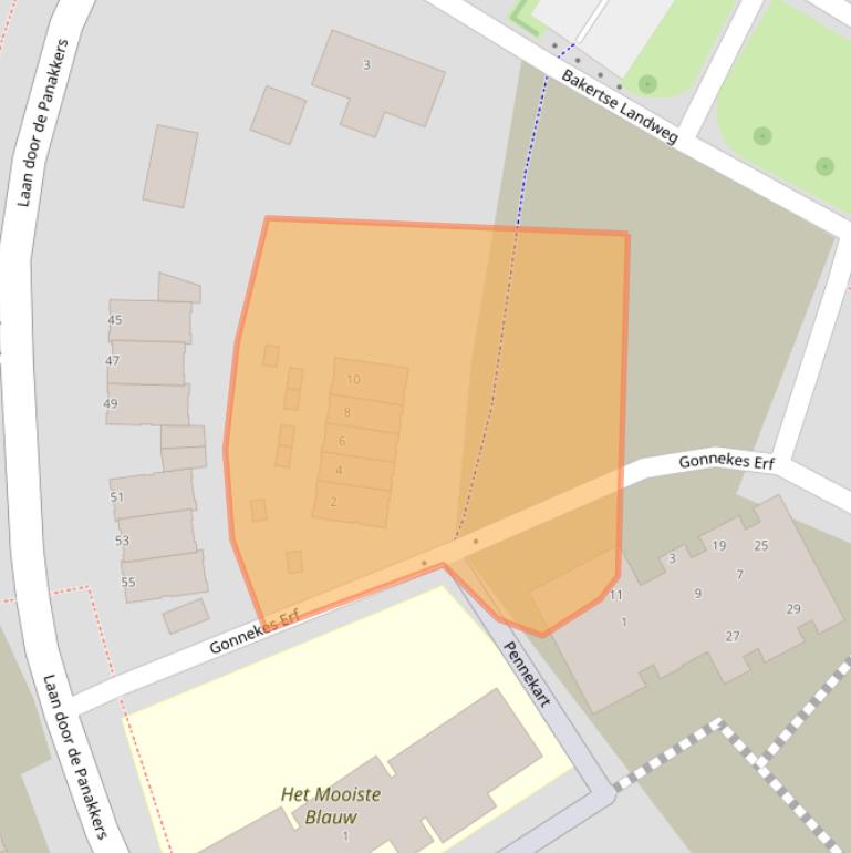 Kaart van postcodegebied 5674CV.