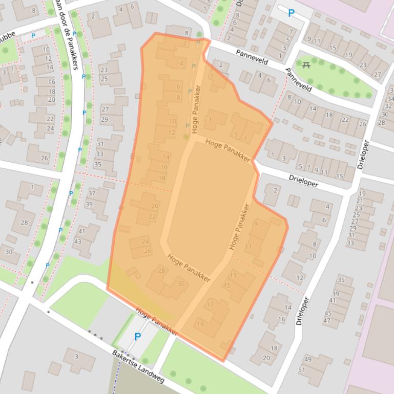 Kaart van postcodegebied 5674DB.