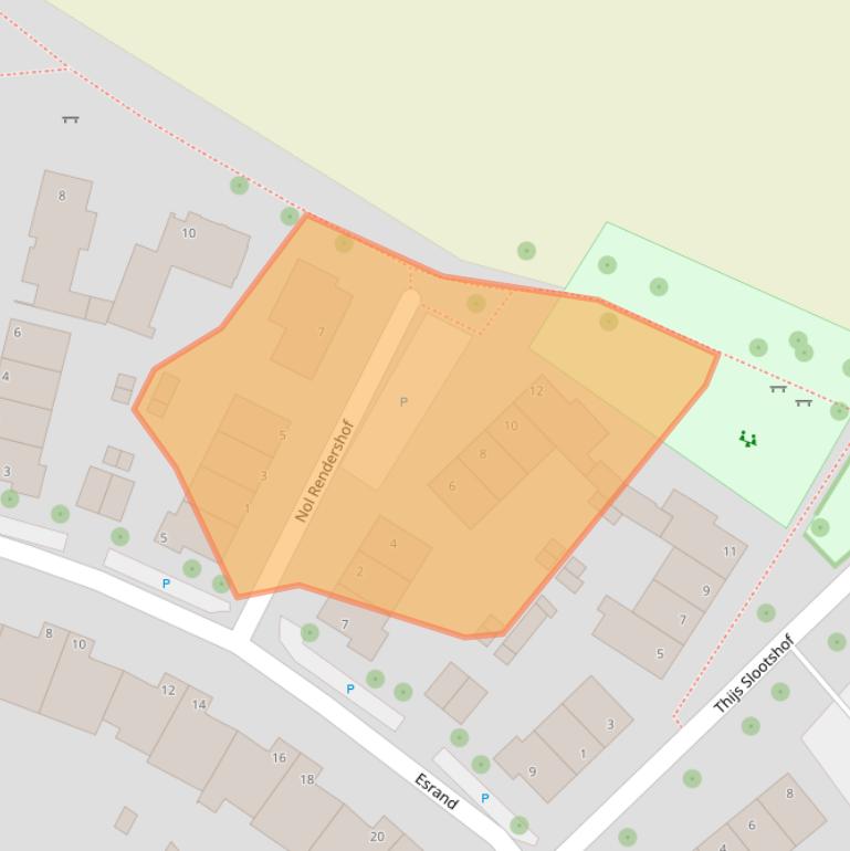 Kaart van postcodegebied 5674MC.