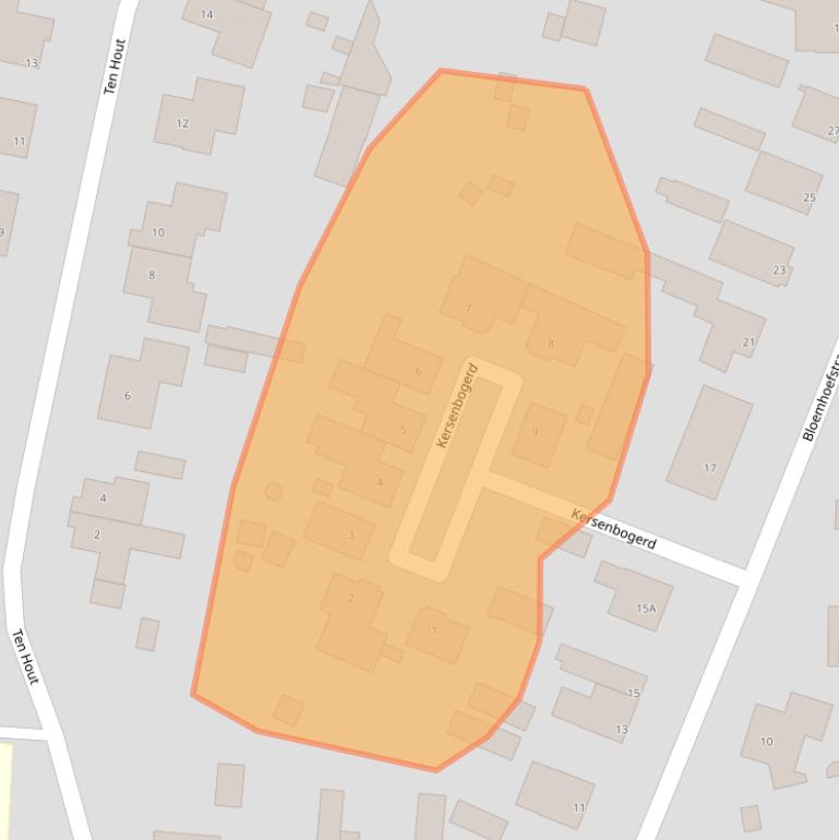 Kaart van postcodegebied 5674ME.