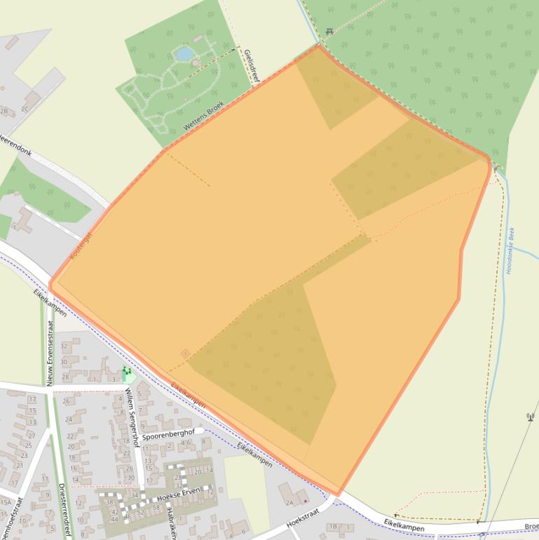 Kaart van postcodegebied 5674MM.