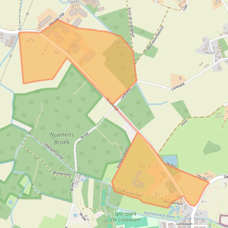 Kaart van postcodegebied 5674MN.