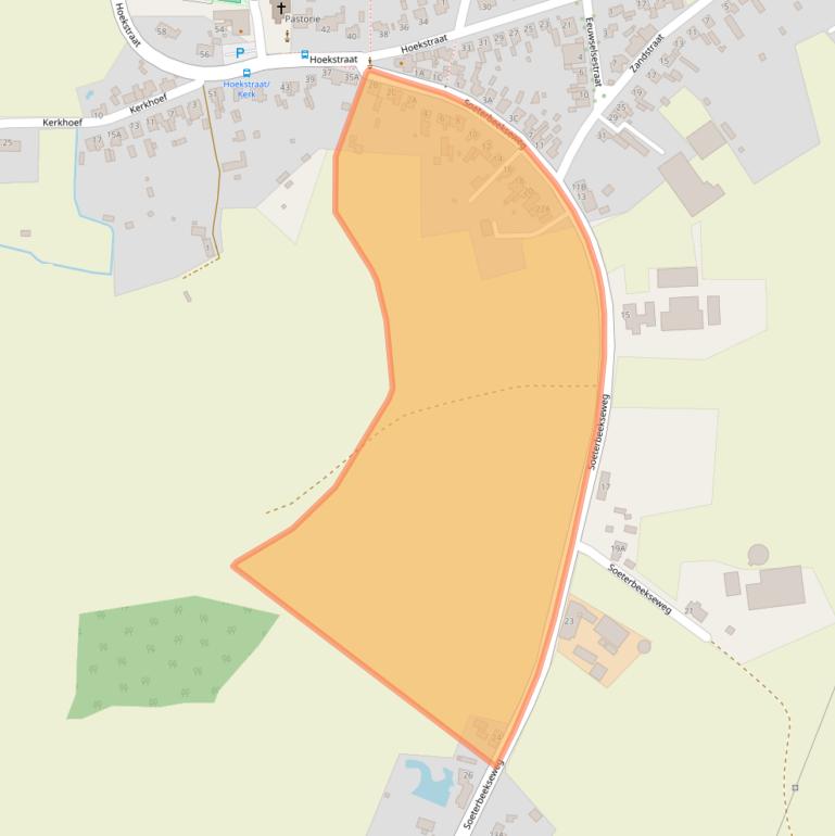 Kaart van postcodegebied 5674NK.