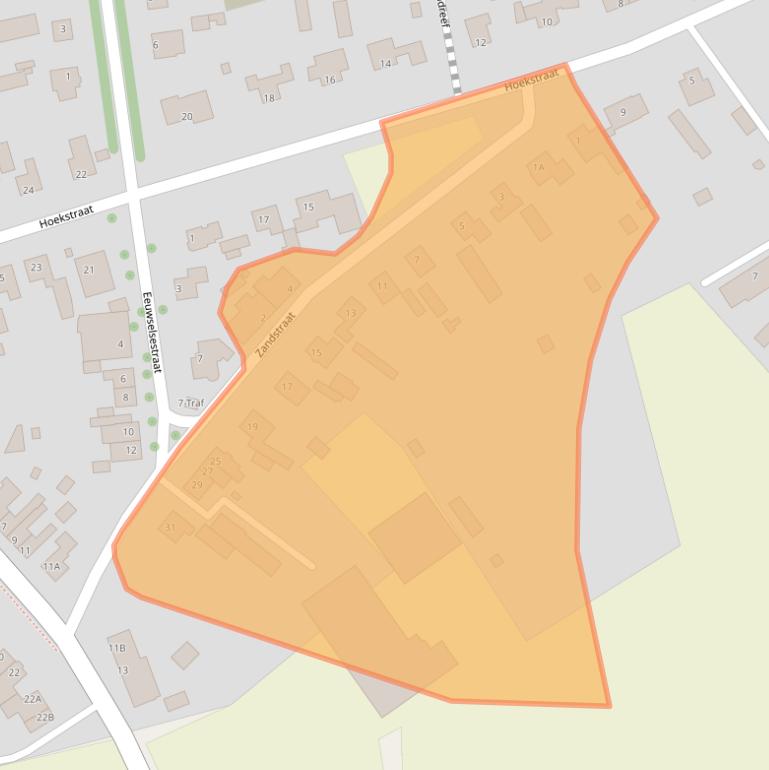 Kaart van postcodegebied 5674NM.