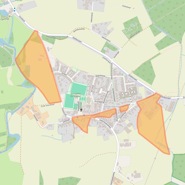 Kaart van postcodegebied 5674NN.