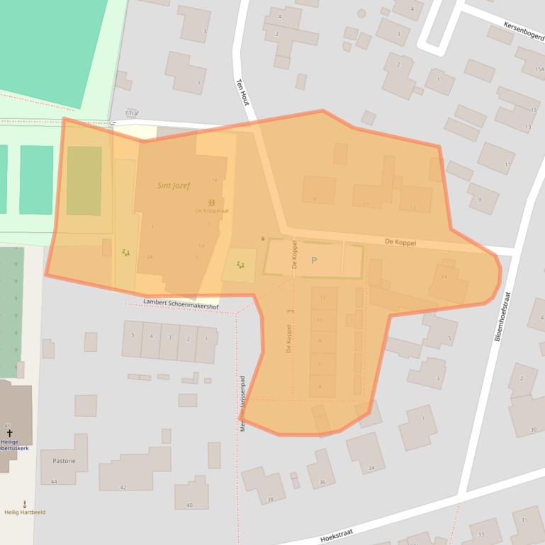 Kaart van postcodegebied 5674NW.