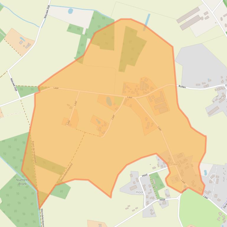 Kaart van postcodegebied 5674PB.