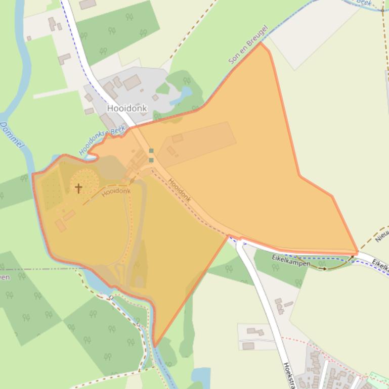 Kaart van postcodegebied 5674PE.