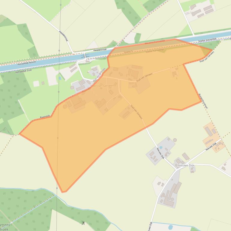 Kaart van postcodegebied 5674PH.