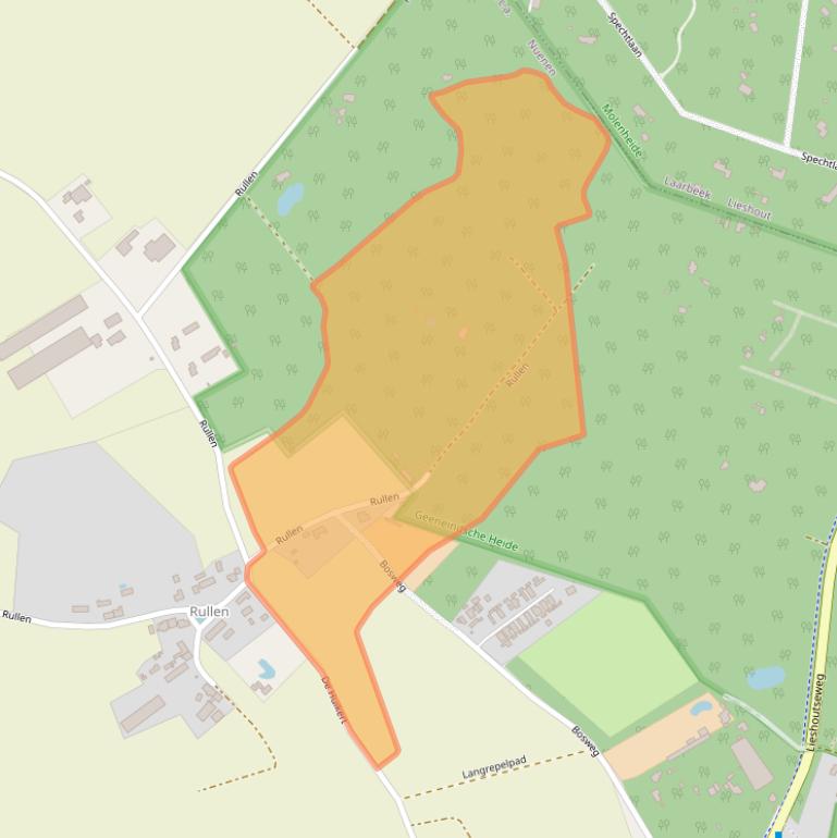 Kaart van postcodegebied 5674RA.