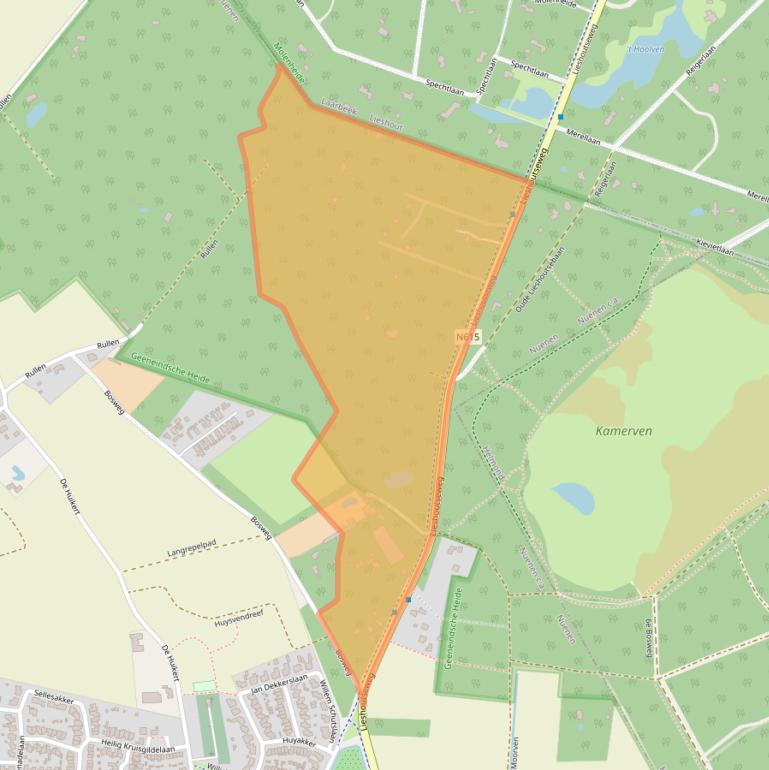 Kaart van postcodegebied 5674RK.