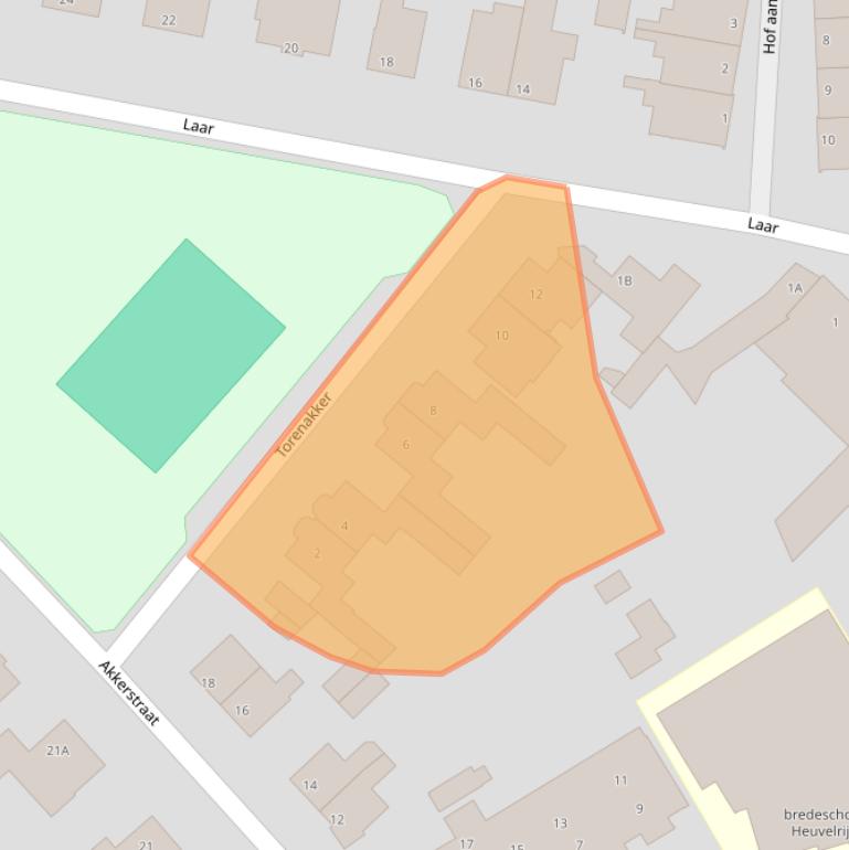 Kaart van postcodegebied 5674RT.