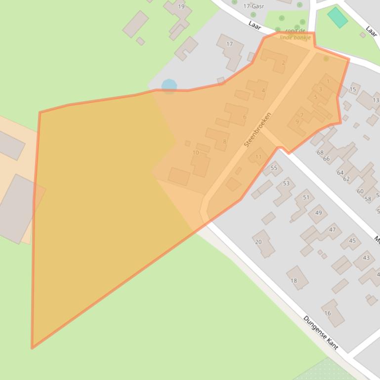 Kaart van postcodegebied 5674SC.