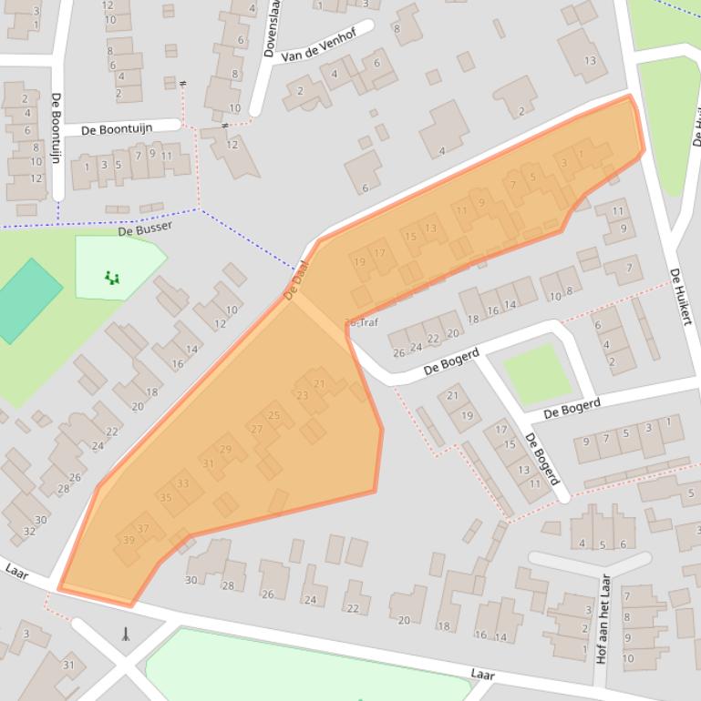 Kaart van postcodegebied 5674SN.