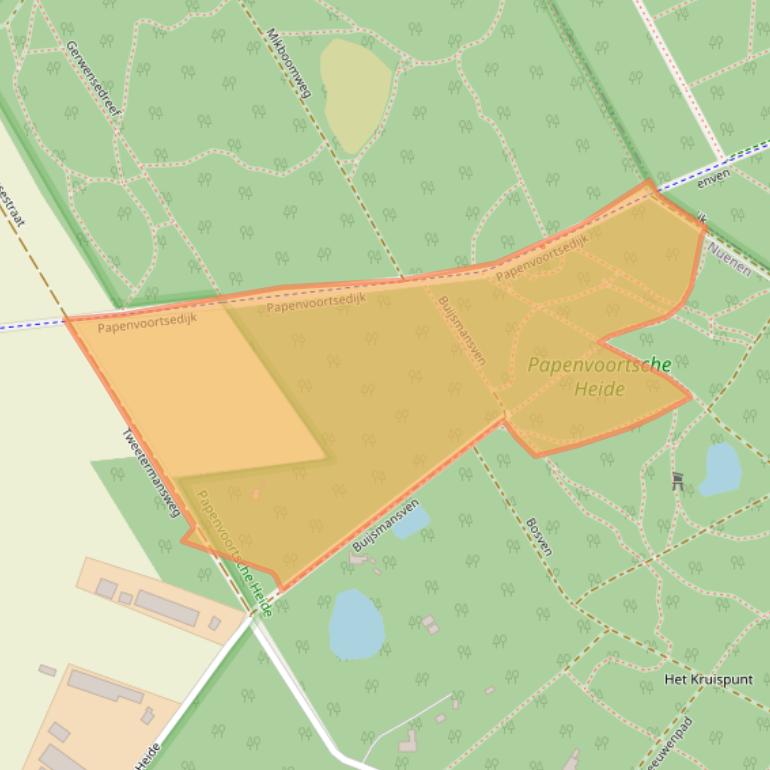 Kaart van postcodegebied 5674SV.