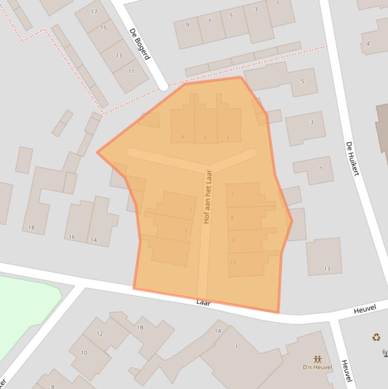 Kaart van postcodegebied 5674SW.