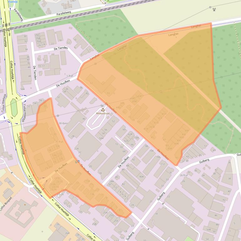 Kaart van postcodegebied 5674TL.