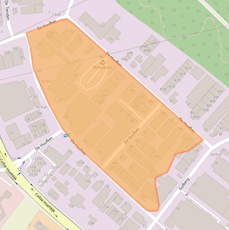 Kaart van postcodegebied 5674TM.