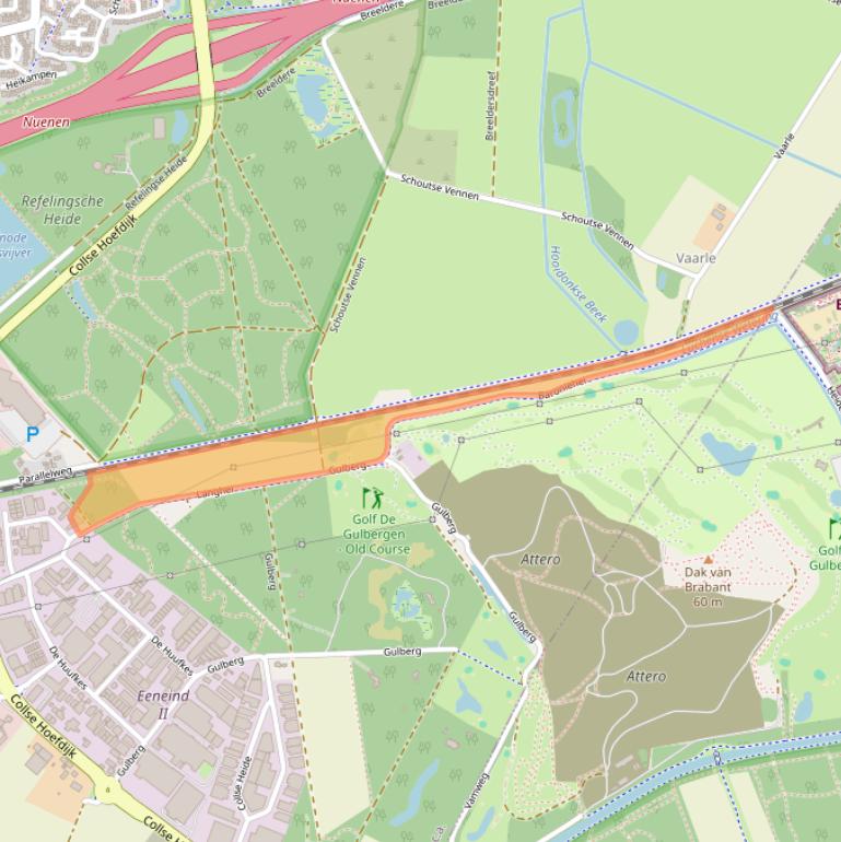 Kaart van postcodegebied 5674VD.