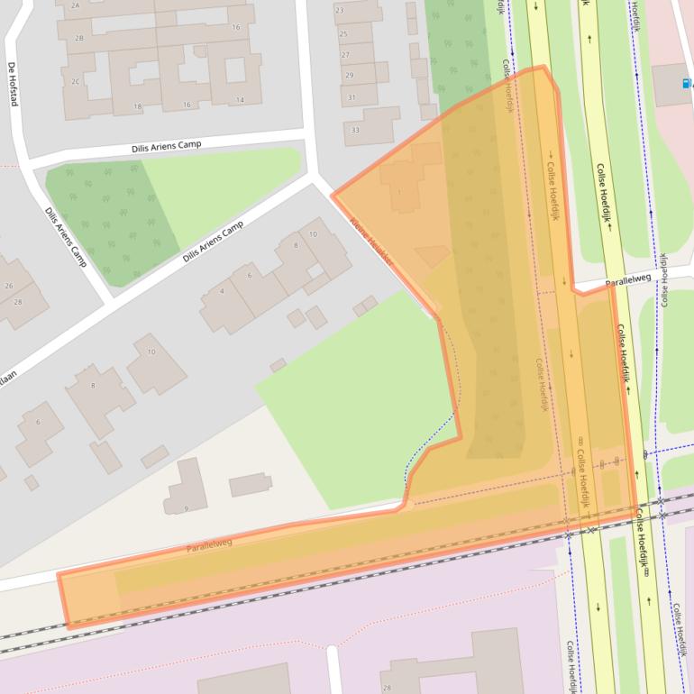 Kaart van postcodegebied 5674VG.