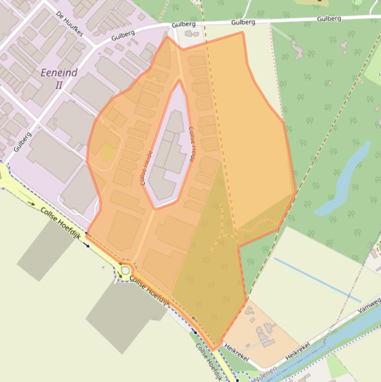 Kaart van postcodegebied 5674VN.