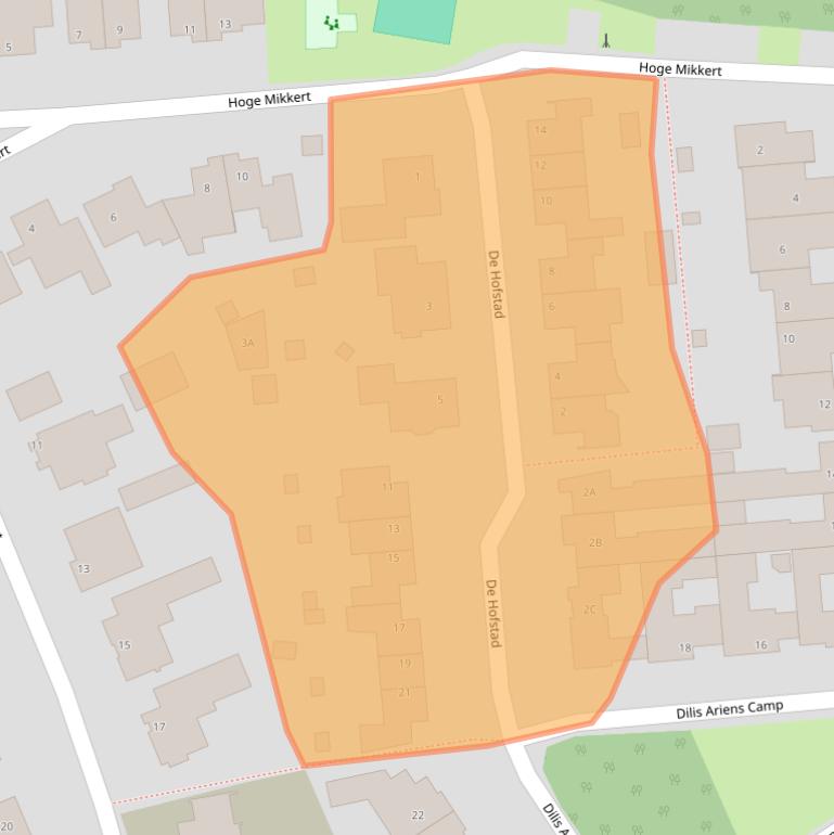 Kaart van postcodegebied 5674VW.