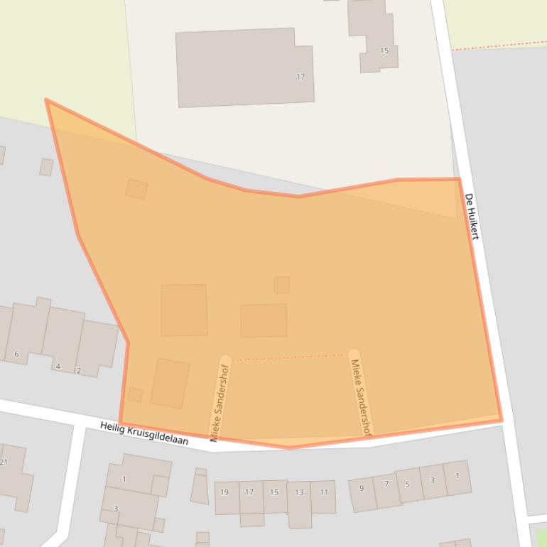 Kaart van postcodegebied 5674WJ.