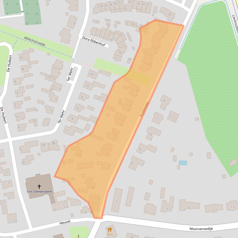 Kaart van postcodegebied 5674XA.