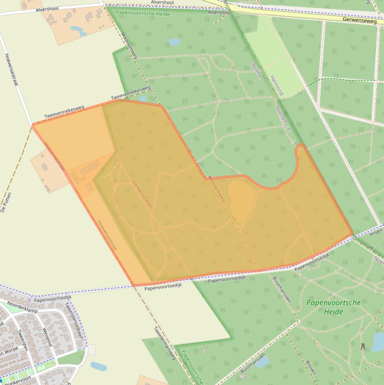 Kaart van postcodegebied 5674XJ.