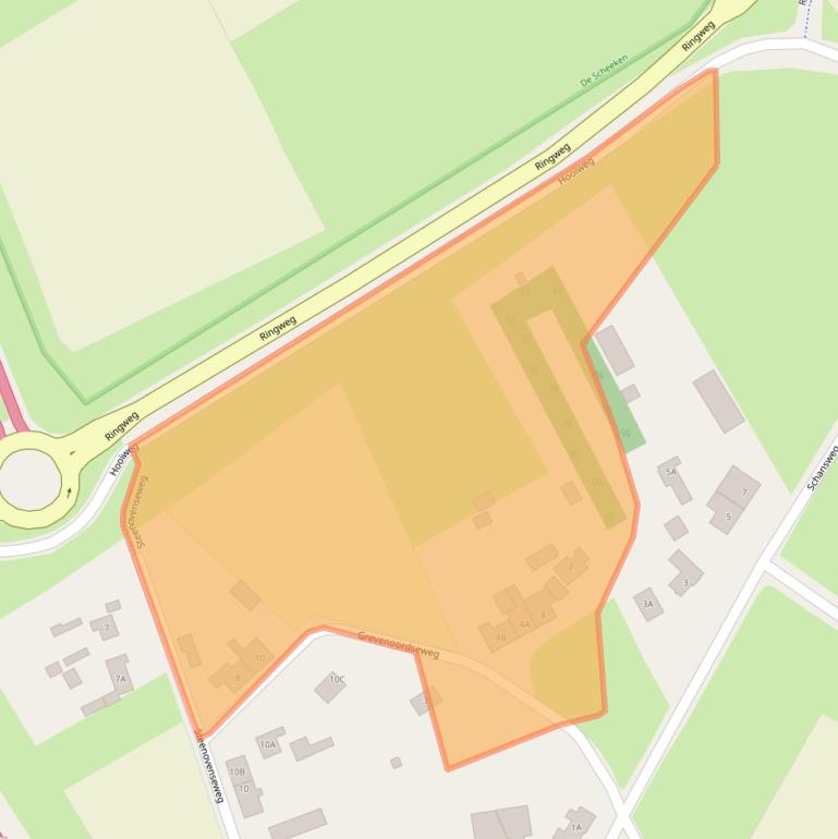 Kaart van postcodegebied 5681BB.