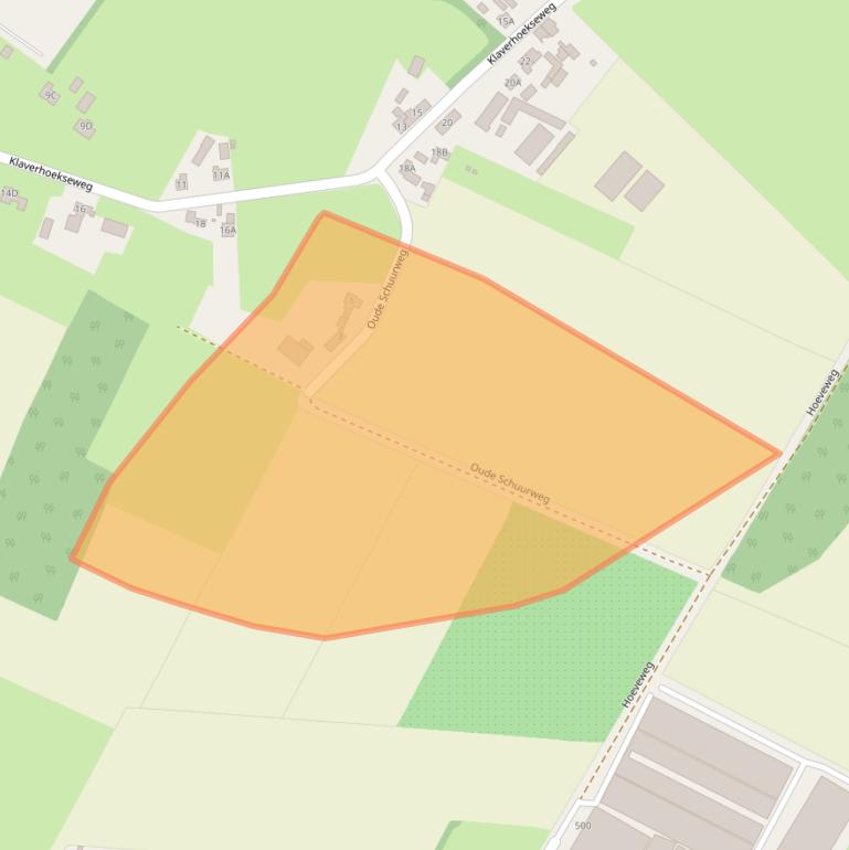 Kaart van postcodegebied 5681PZ.