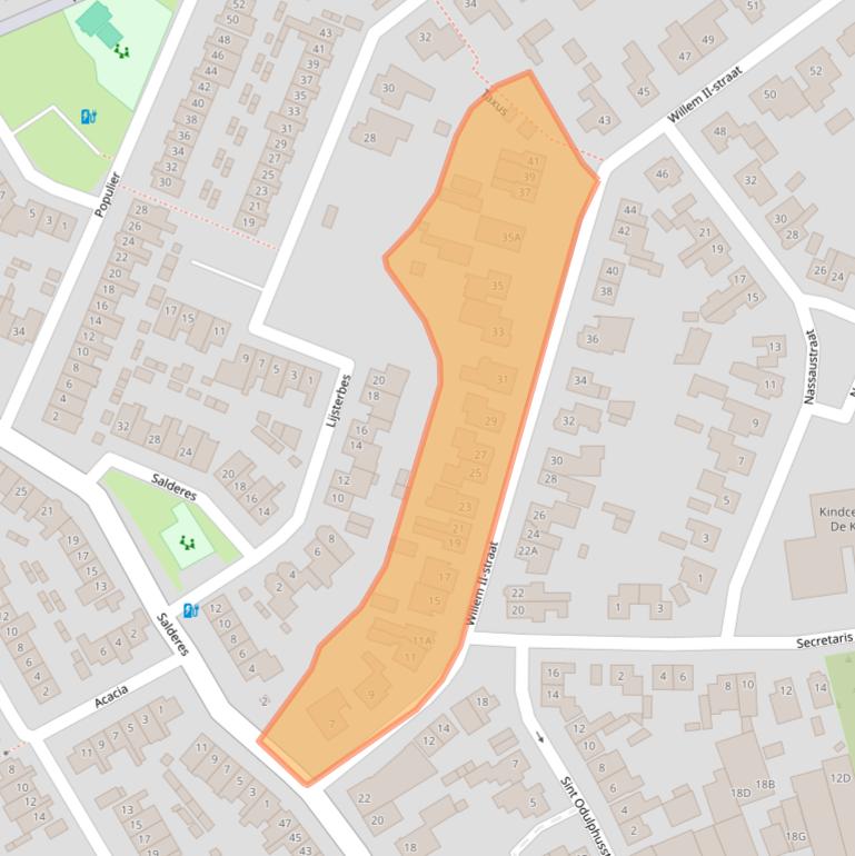 Kaart van postcodegebied 5682AE.